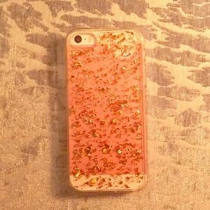 iPhone 5 Phone Case - Rose Gold Flecks